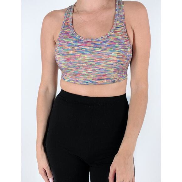 Reebok Multicolor Racerback Active Sportsbra Size Small - Picture 1 of 4